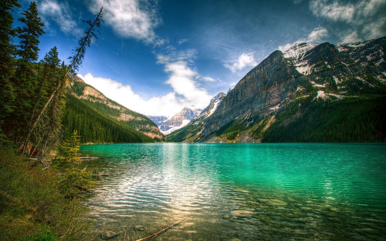 Originalwide Fascinating Lake Louise Canada Wallpapers - Lake Louise Canada , HD Wallpaper & Backgrounds