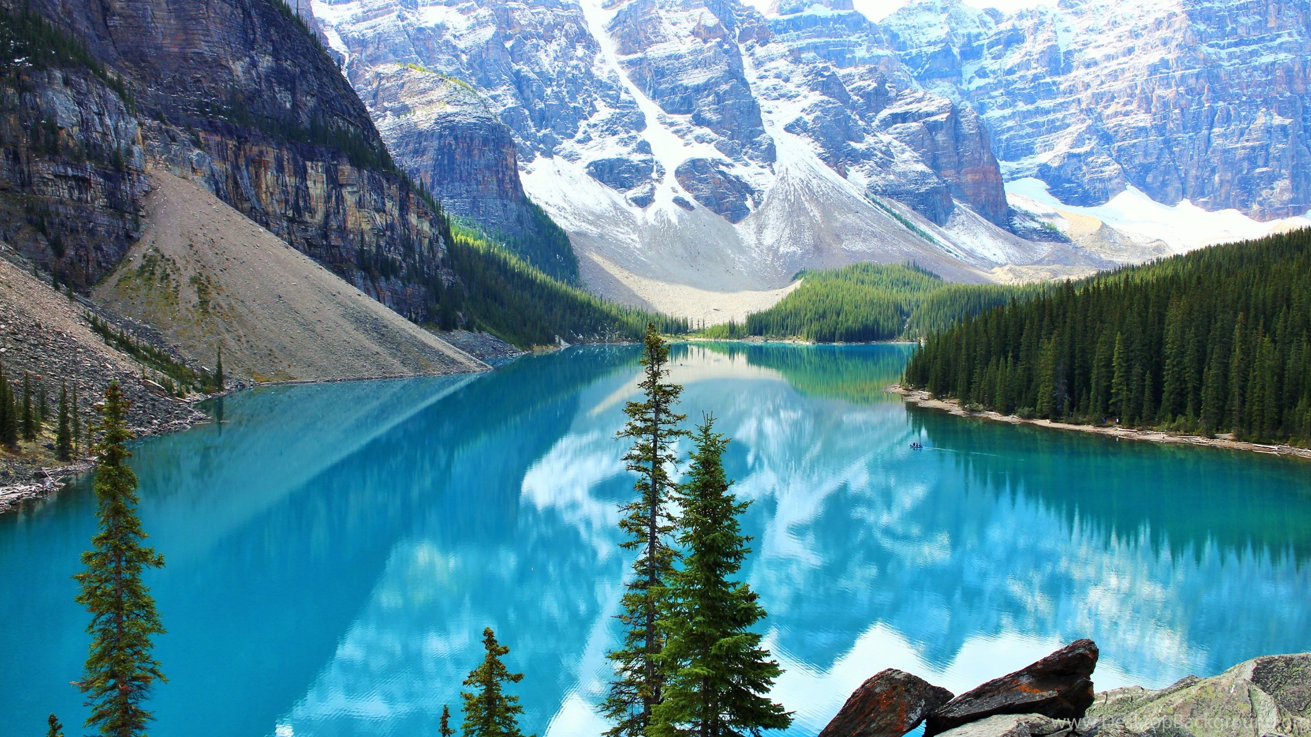 Moraine Lake Wallpaper - Moraine Lake , HD Wallpaper & Backgrounds