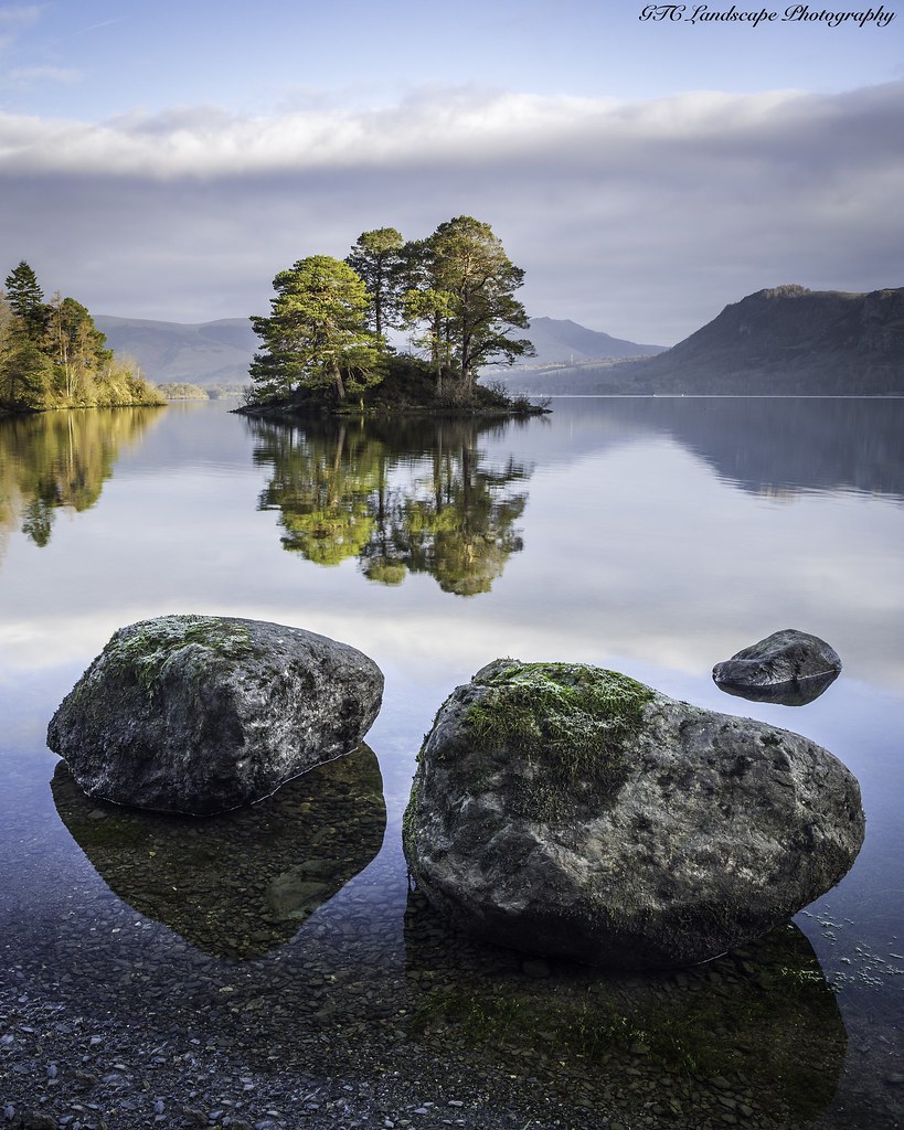 Tranquility @ Derwentwater, The Lake District Uk By - Boulder , HD Wallpaper & Backgrounds