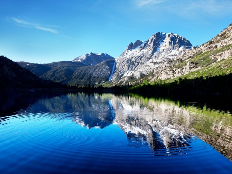 Beautiful Mountain Lake Wallpaper - Silver Lake , HD Wallpaper & Backgrounds