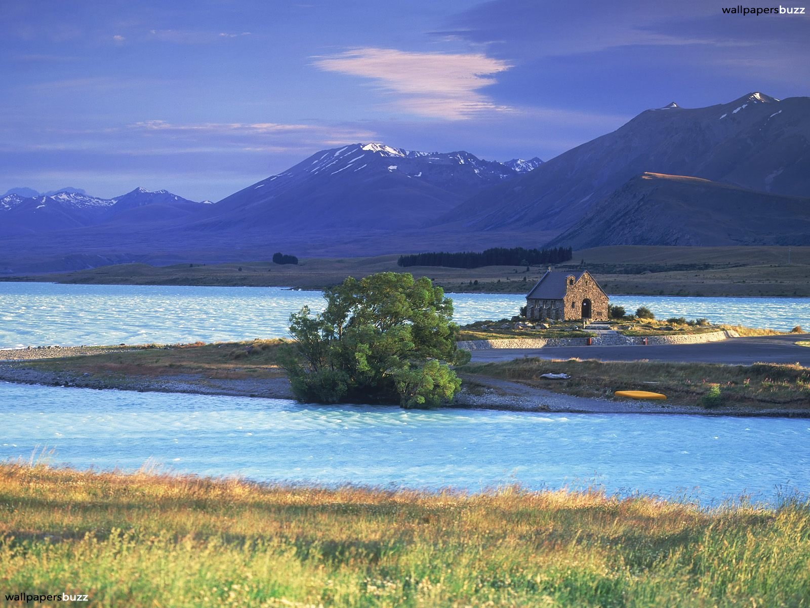 Church Lake Tekapo New Zealand , HD Wallpaper & Backgrounds