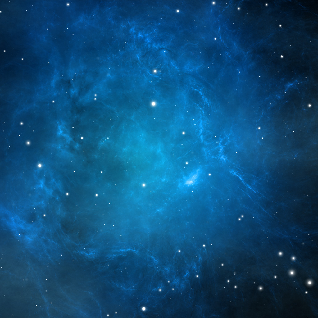 Bull Nebula Illustration Ipad Wallpaper - Blue Wallpaper For Ipad , HD Wallpaper & Backgrounds