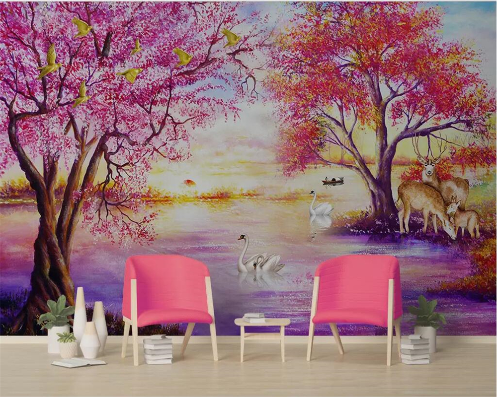 Beibehang Customized Large Murals 3d Wallpaper European - Twisted Blossom , HD Wallpaper & Backgrounds
