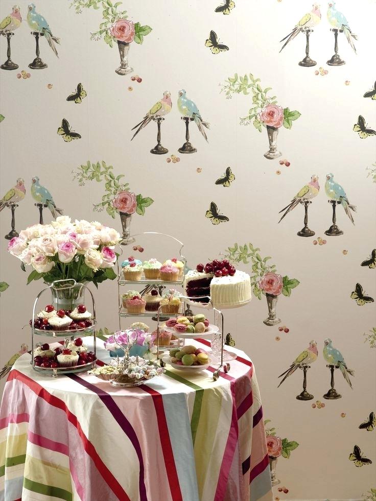Nina Campbell Wallpaper Wallpapered Room By Swan Lake - Perroquet Nina Campbell , HD Wallpaper & Backgrounds