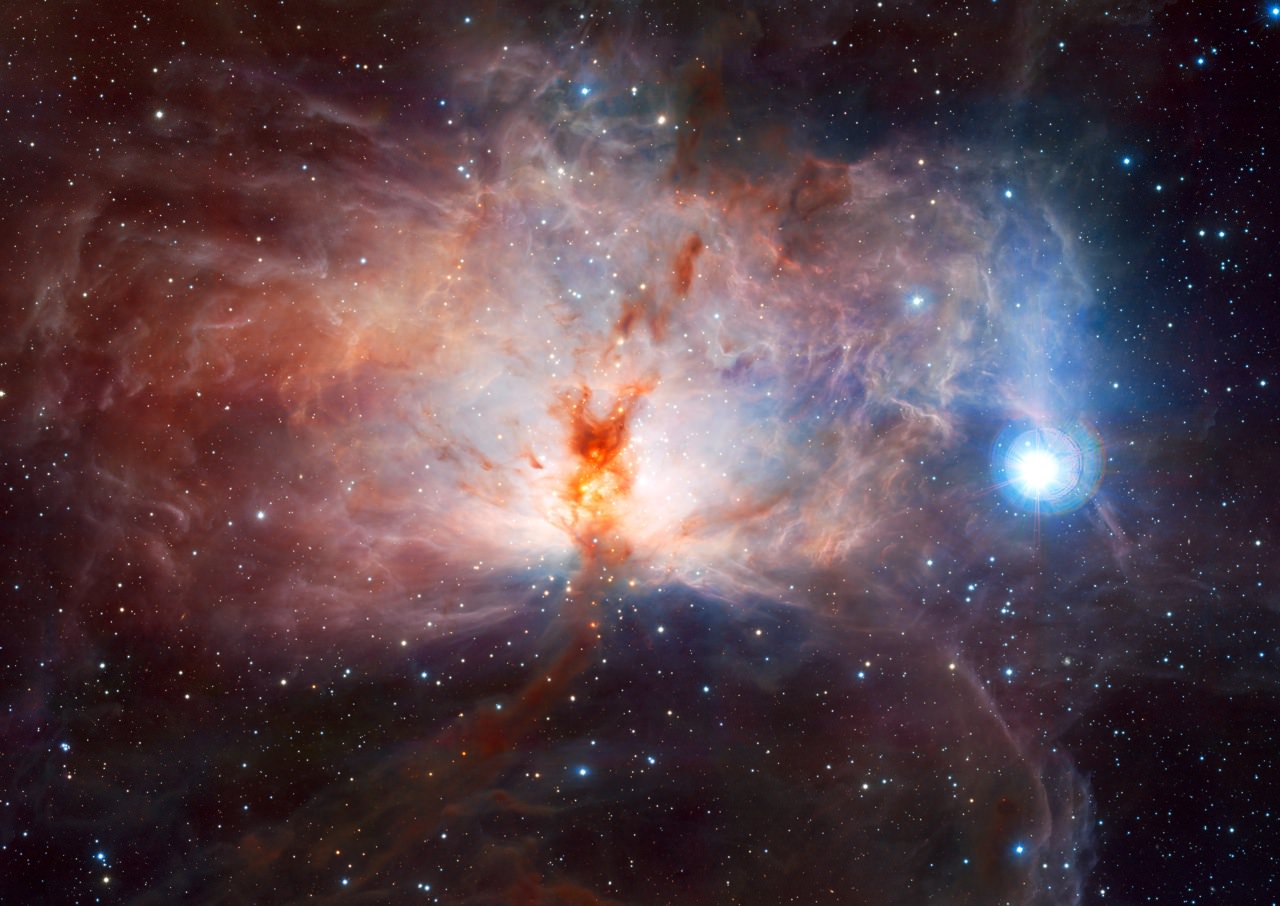 Nebula Wallpaper - Flame Nebula , HD Wallpaper & Backgrounds