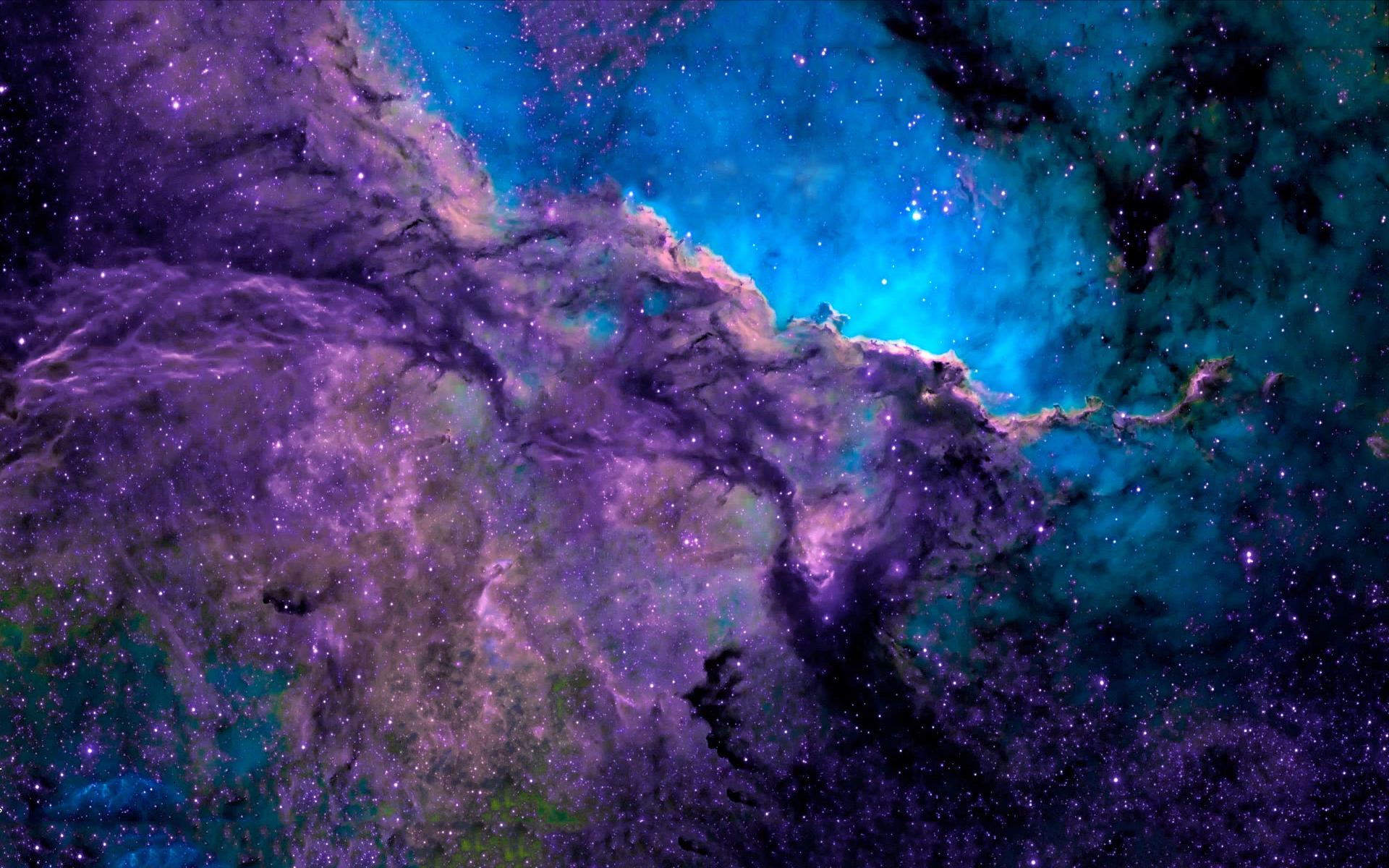 Space Purple Blue Nebula - Purple And Blue Nebula , HD Wallpaper & Backgrounds