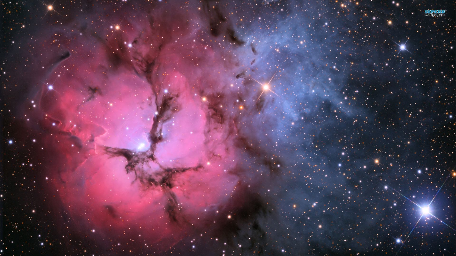 Crab Nebula Wallpaper 43 - Trifid Nebula , HD Wallpaper & Backgrounds