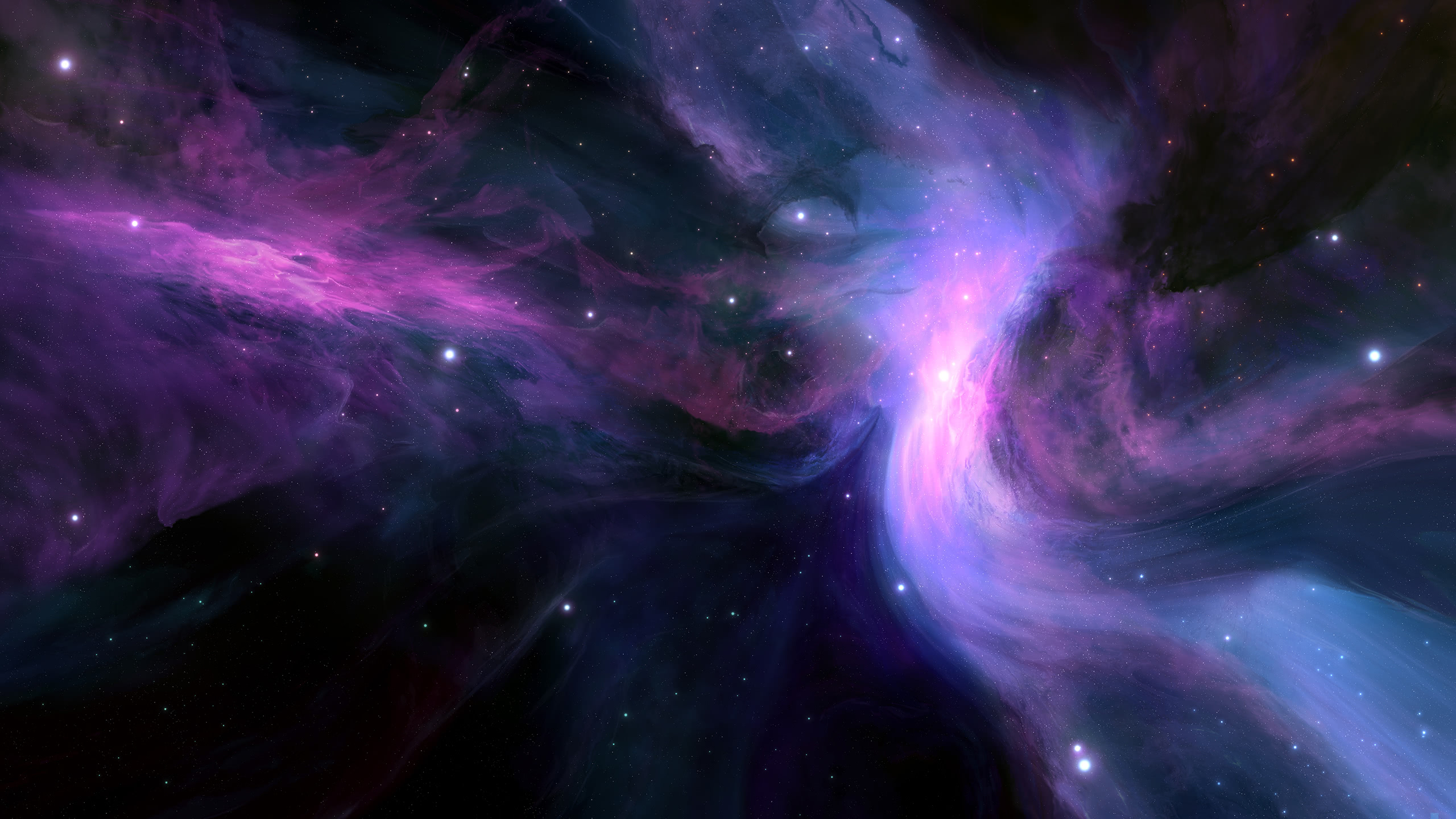 Categories - Purple Nebula , HD Wallpaper & Backgrounds