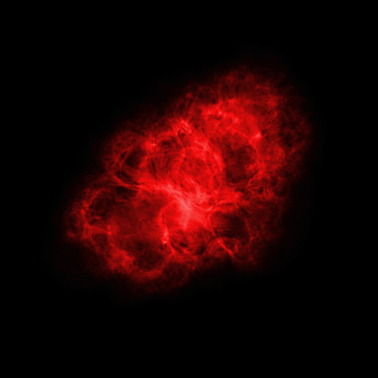 Very Large Array Image Of The Crab Nebula - Crab Nebula Vla , HD Wallpaper & Backgrounds