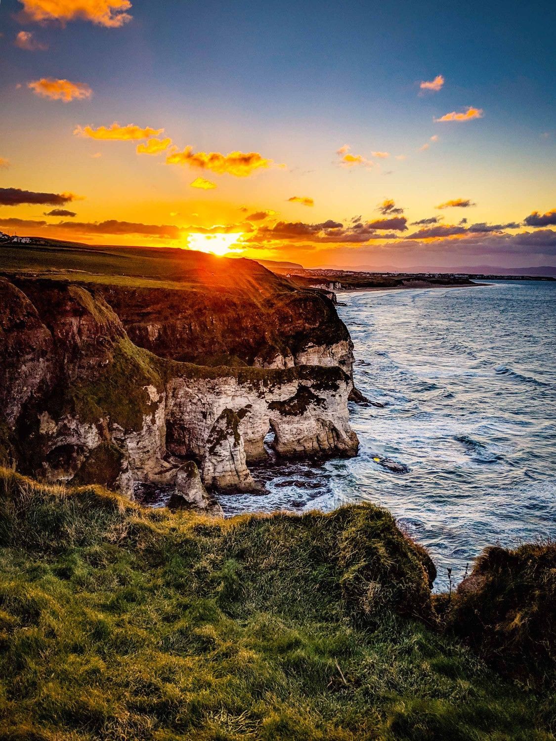 Sunrise Wallpaper Android Iphone - Dunluce, Portrush Whiterocks Beach , HD Wallpaper & Backgrounds