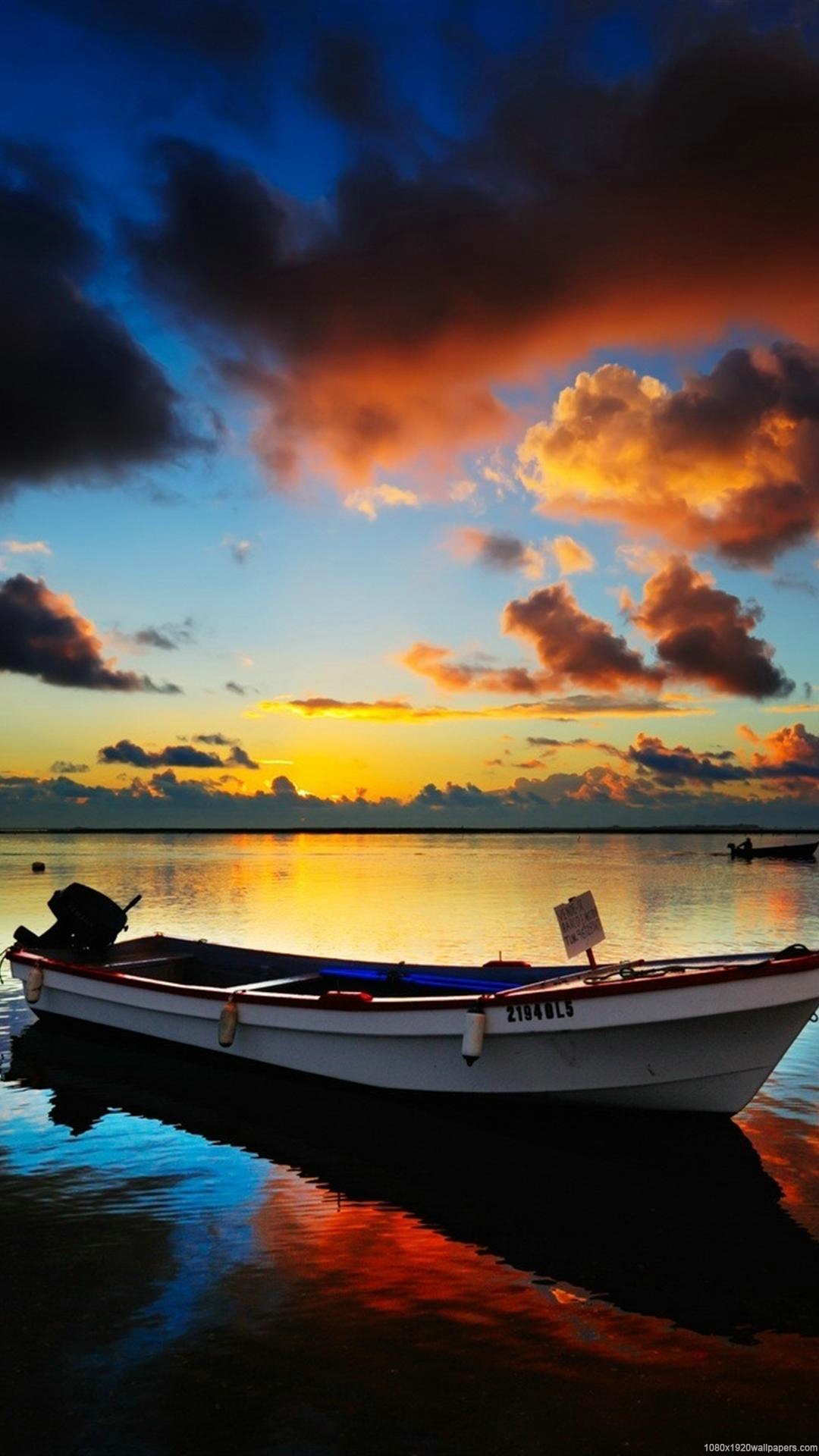 Boat Landscape , HD Wallpaper & Backgrounds