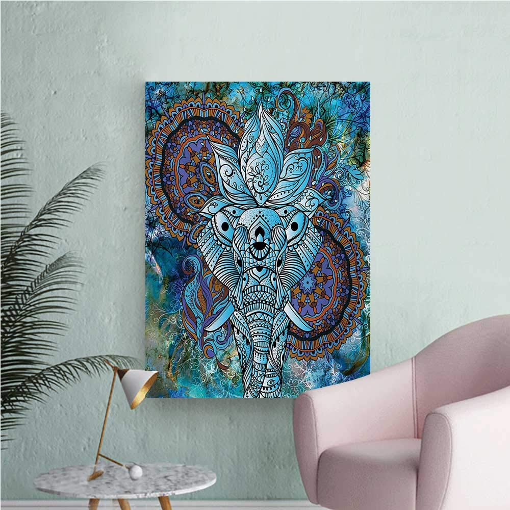 Unpremoon Ethnic Wallpaper Elephant Figure With Third - Motif , HD Wallpaper & Backgrounds