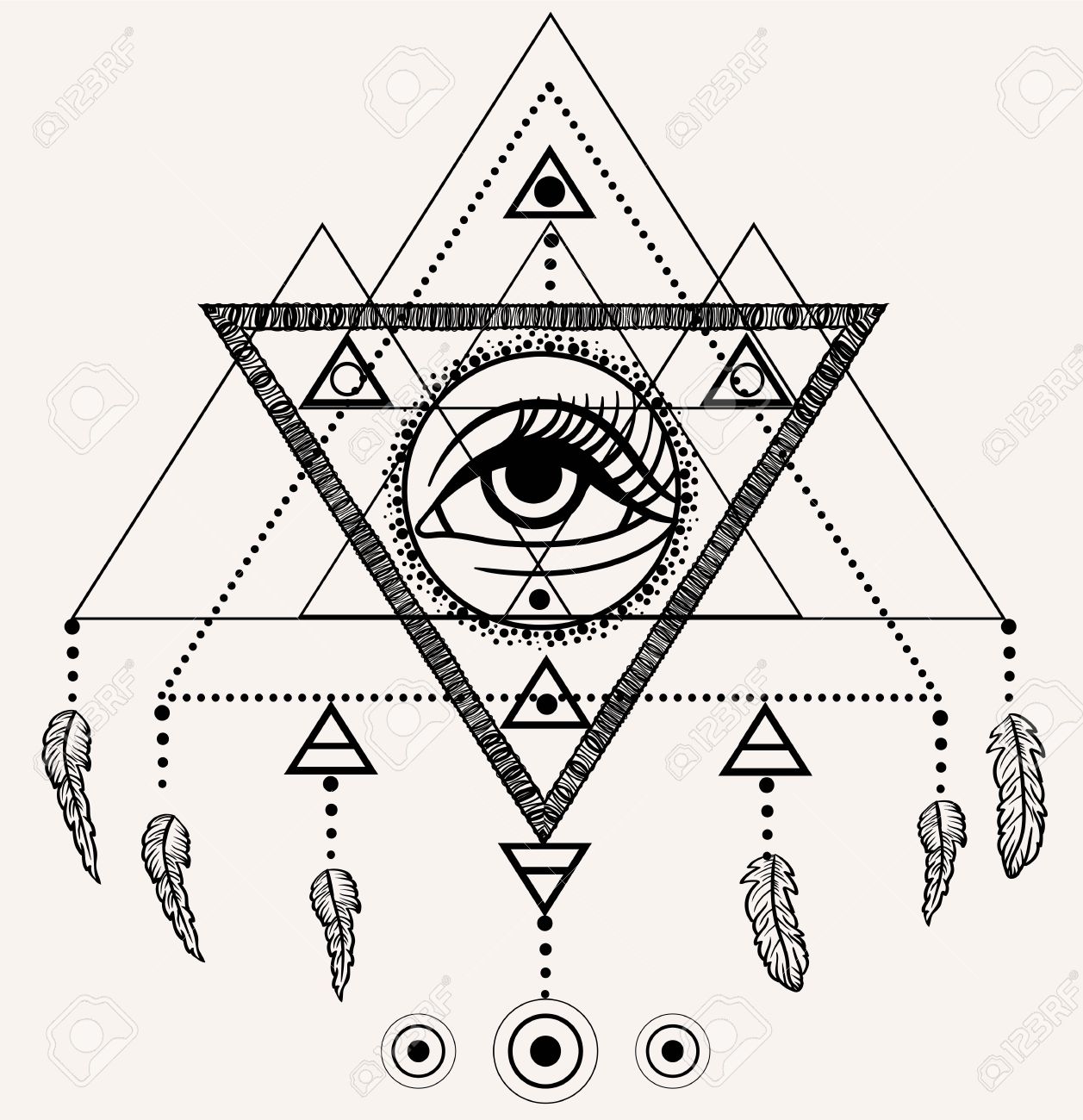 Drawn Pyramid Third Eye - Tatuagem De Terceiro Olho , HD Wallpaper & Backgrounds