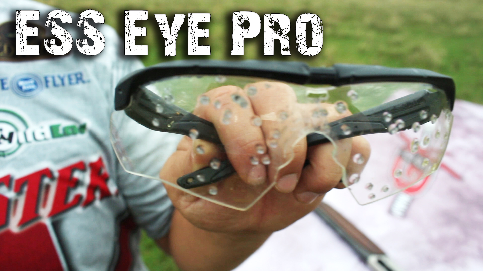 Ess Eye Protection Shot With Shotgun - Best Shooting Eye Protection , HD Wallpaper & Backgrounds