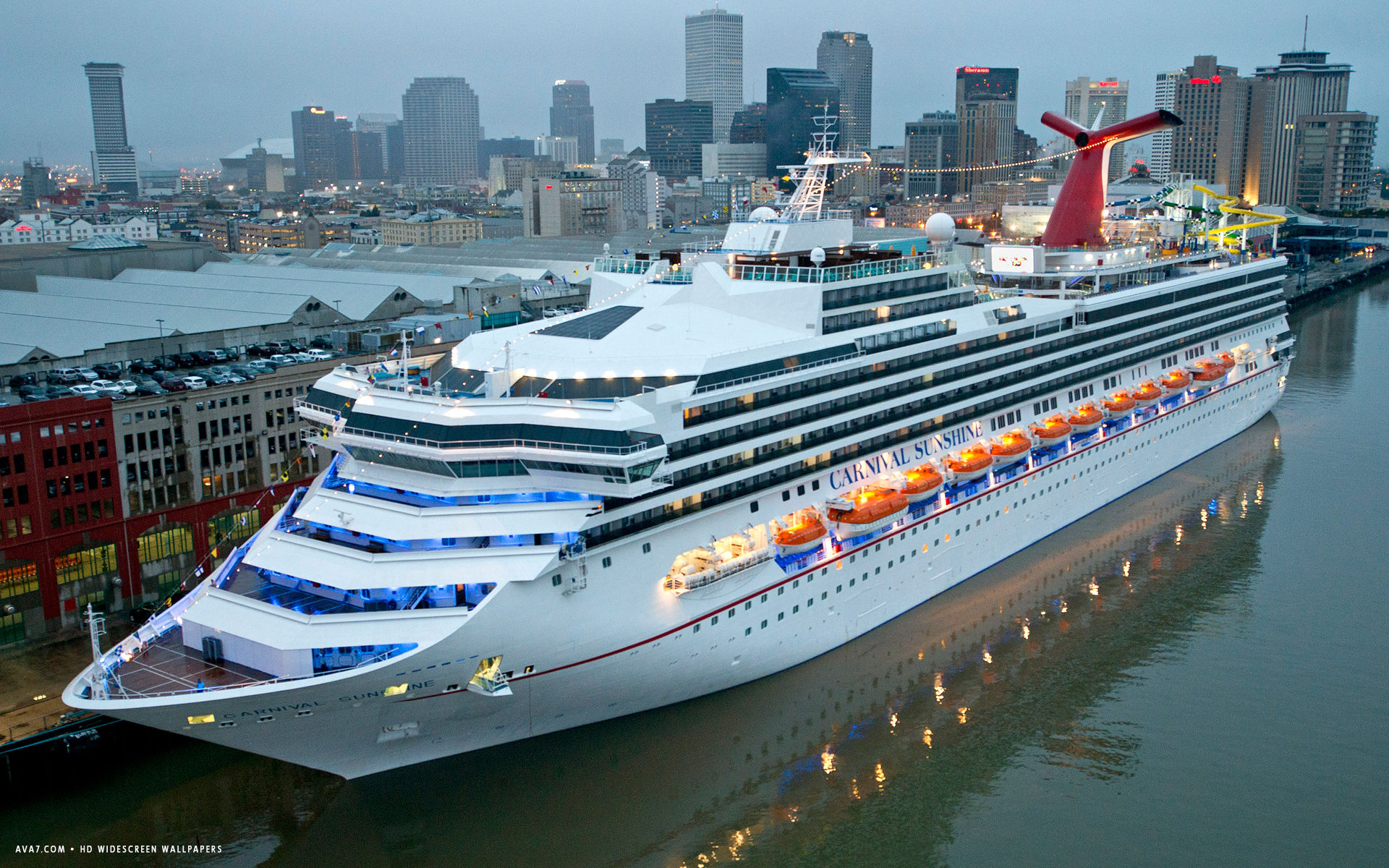 Carnival Sunshine Cruise Ship Hd Widescreen Wallpaper - Carnival Glory New Orleans , HD Wallpaper & Backgrounds
