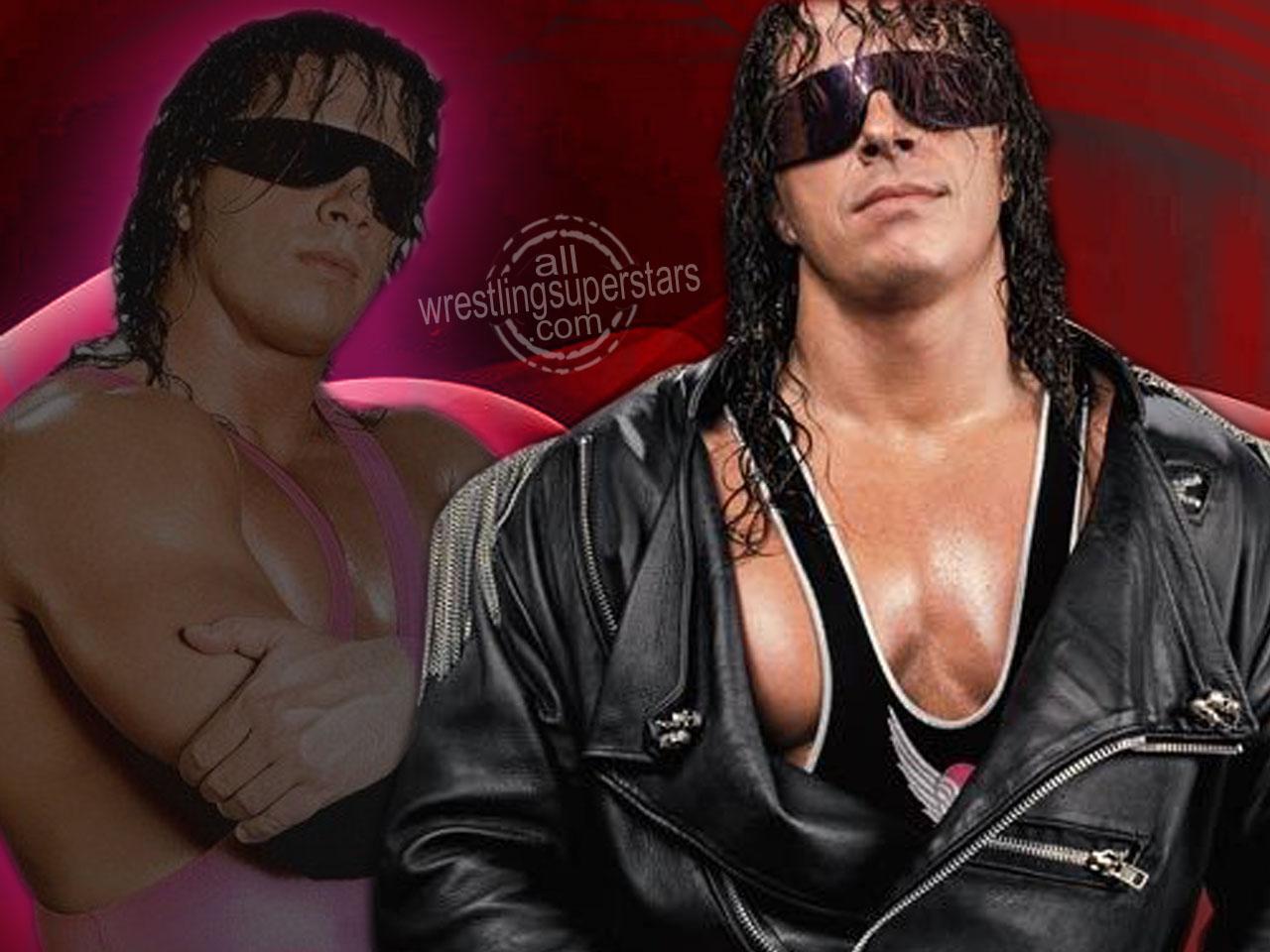 Wwe Wallpapers Bret Hart - Bret The Hitman Hart , HD Wallpaper & Backgrounds