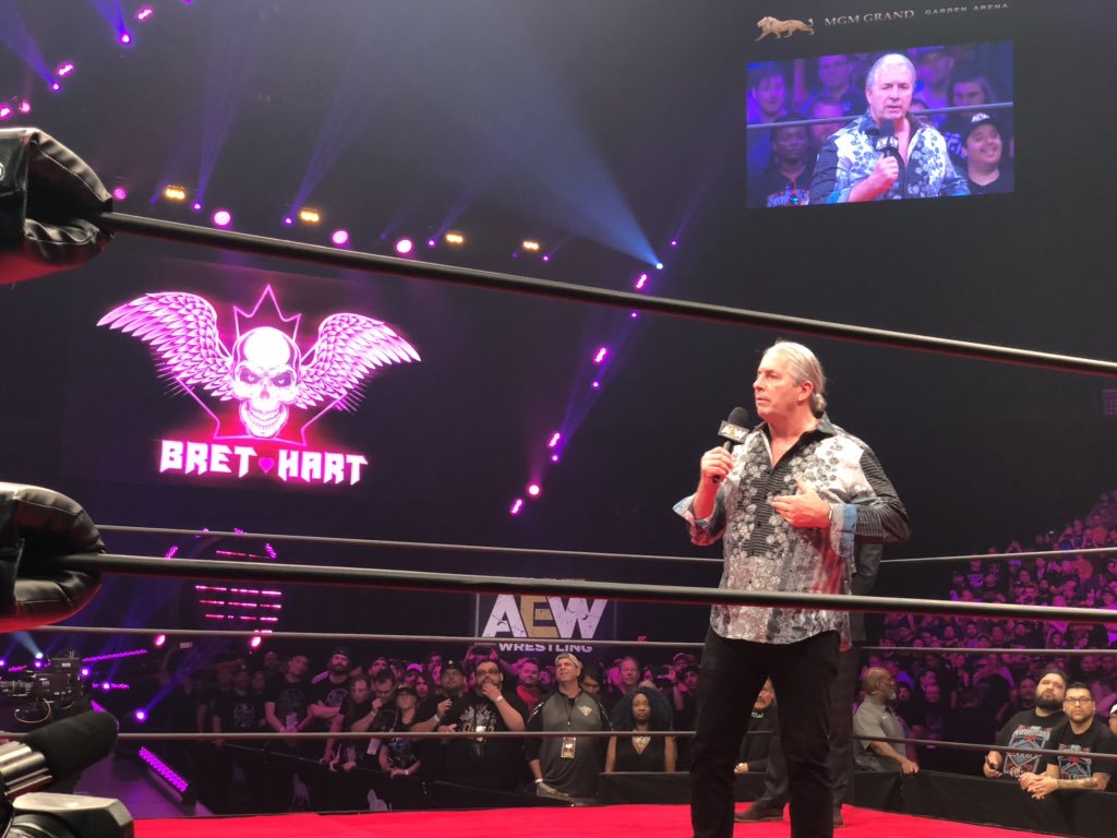 Justin Robertsverified Account - Double Or Nothing Bret Hart , HD Wallpaper & Backgrounds