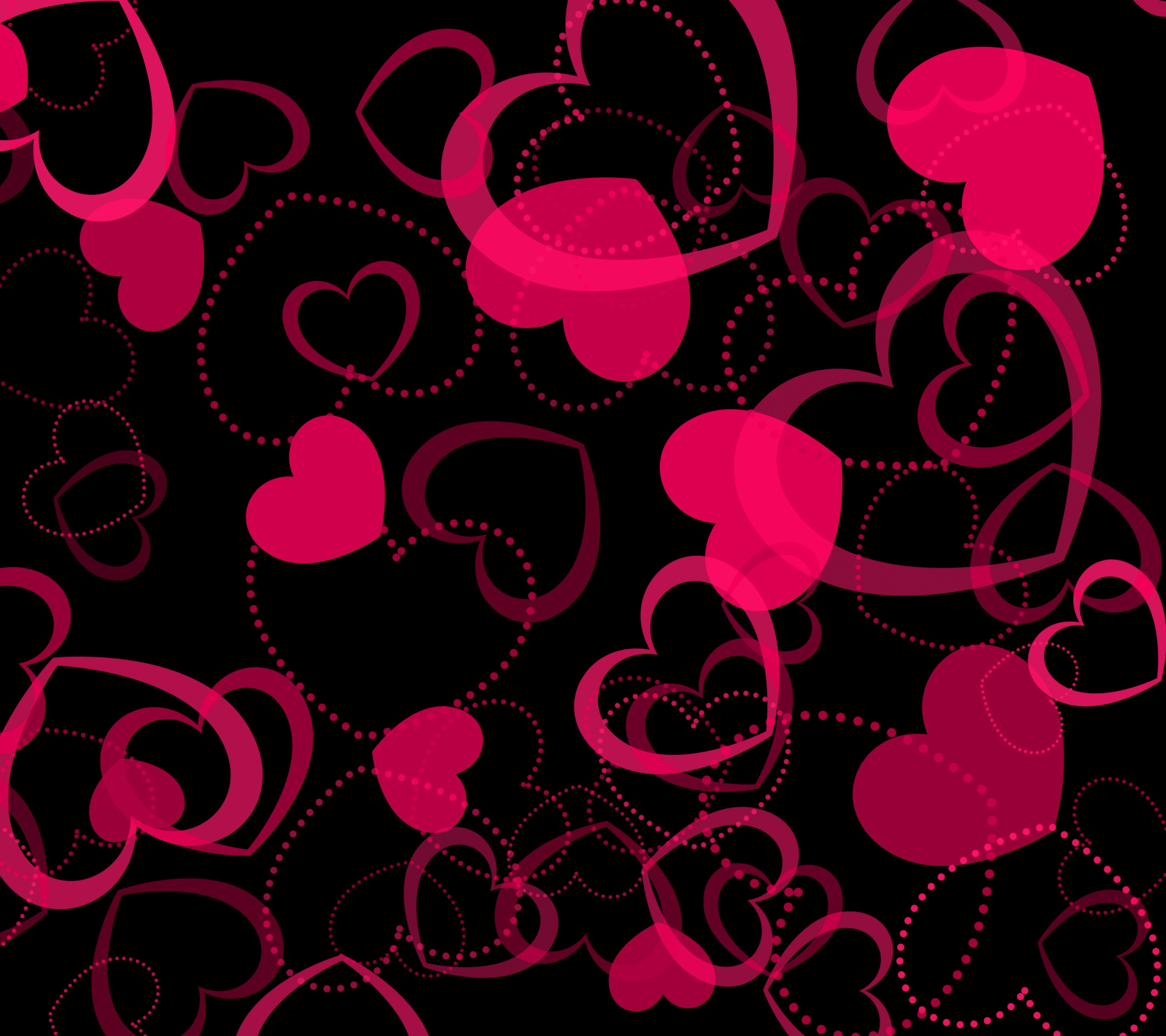 Hearts Wall Paper , HD Wallpaper & Backgrounds