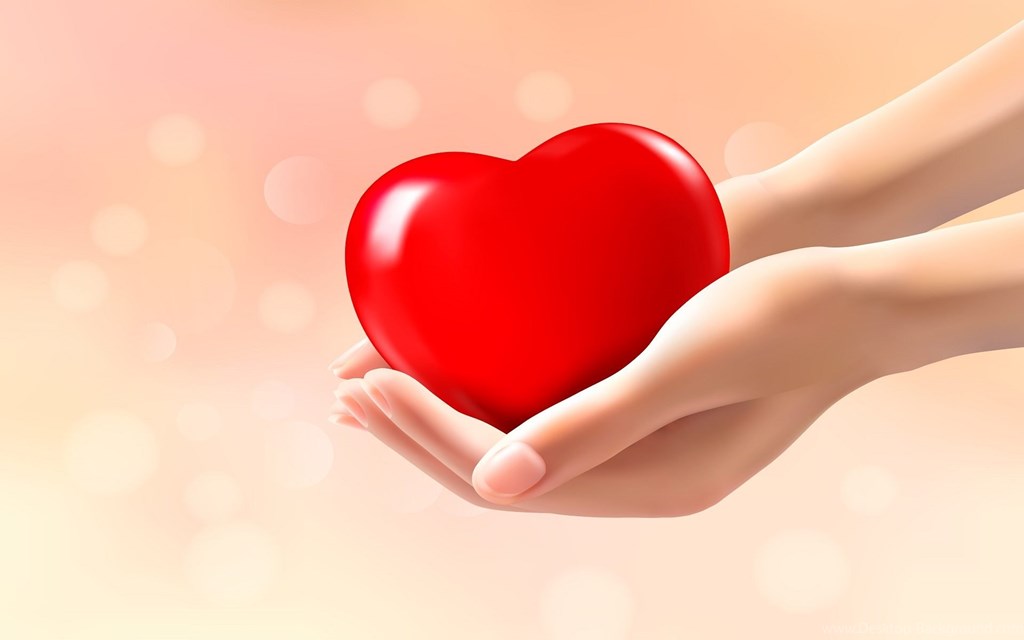 Heart In Hand Love Wallpapers Hd Free Download For - Heart Wallpapers Hd Free Download , HD Wallpaper & Backgrounds