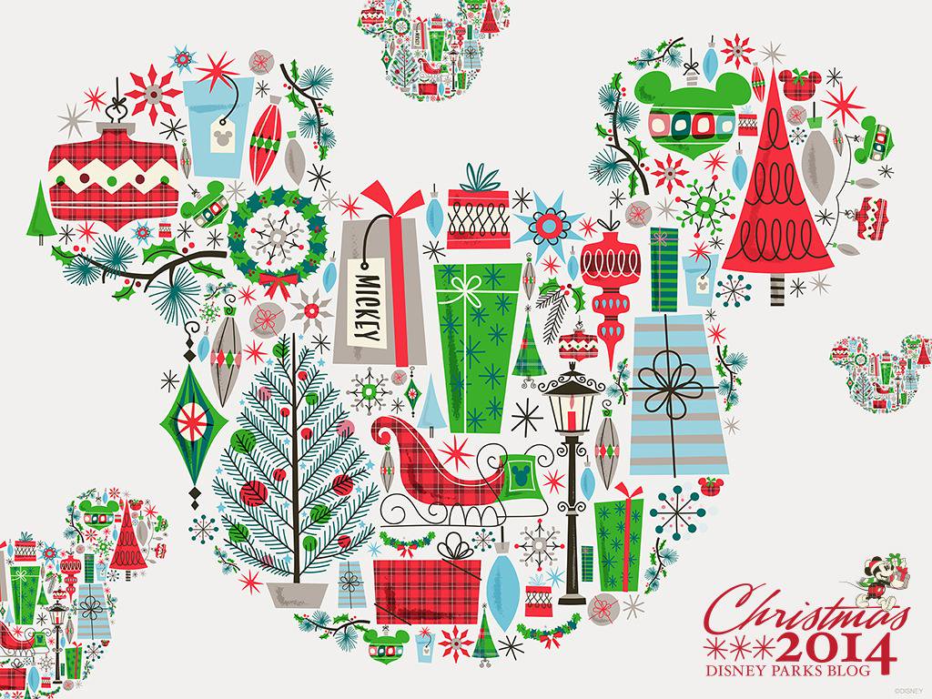 6 Dec - Christmas Wallpaper Disney , HD Wallpaper & Backgrounds