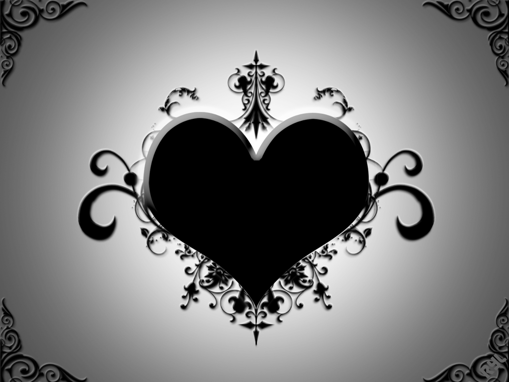 Black Heart , HD Wallpaper & Backgrounds