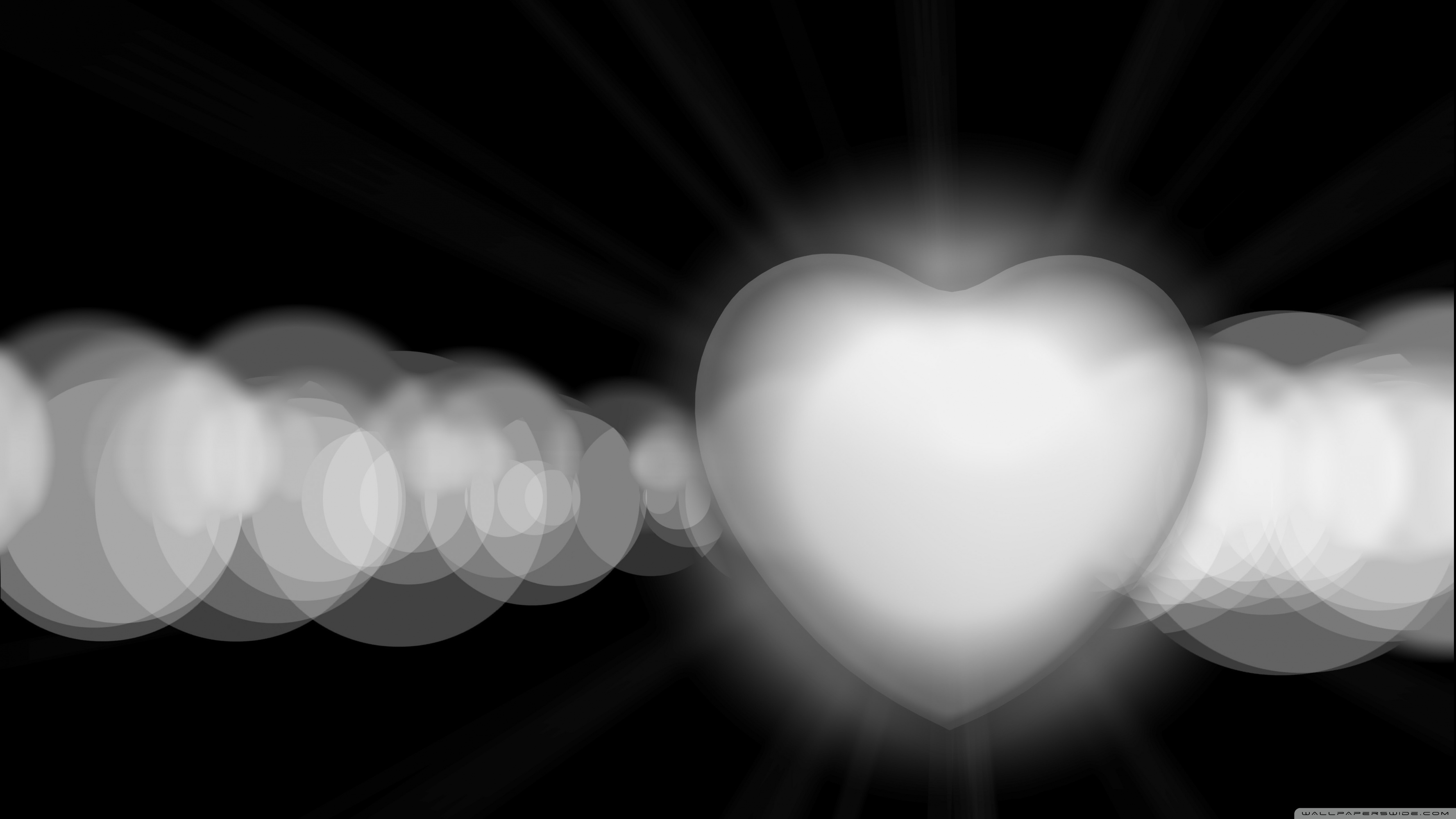 Uhd - White Heart , HD Wallpaper & Backgrounds
