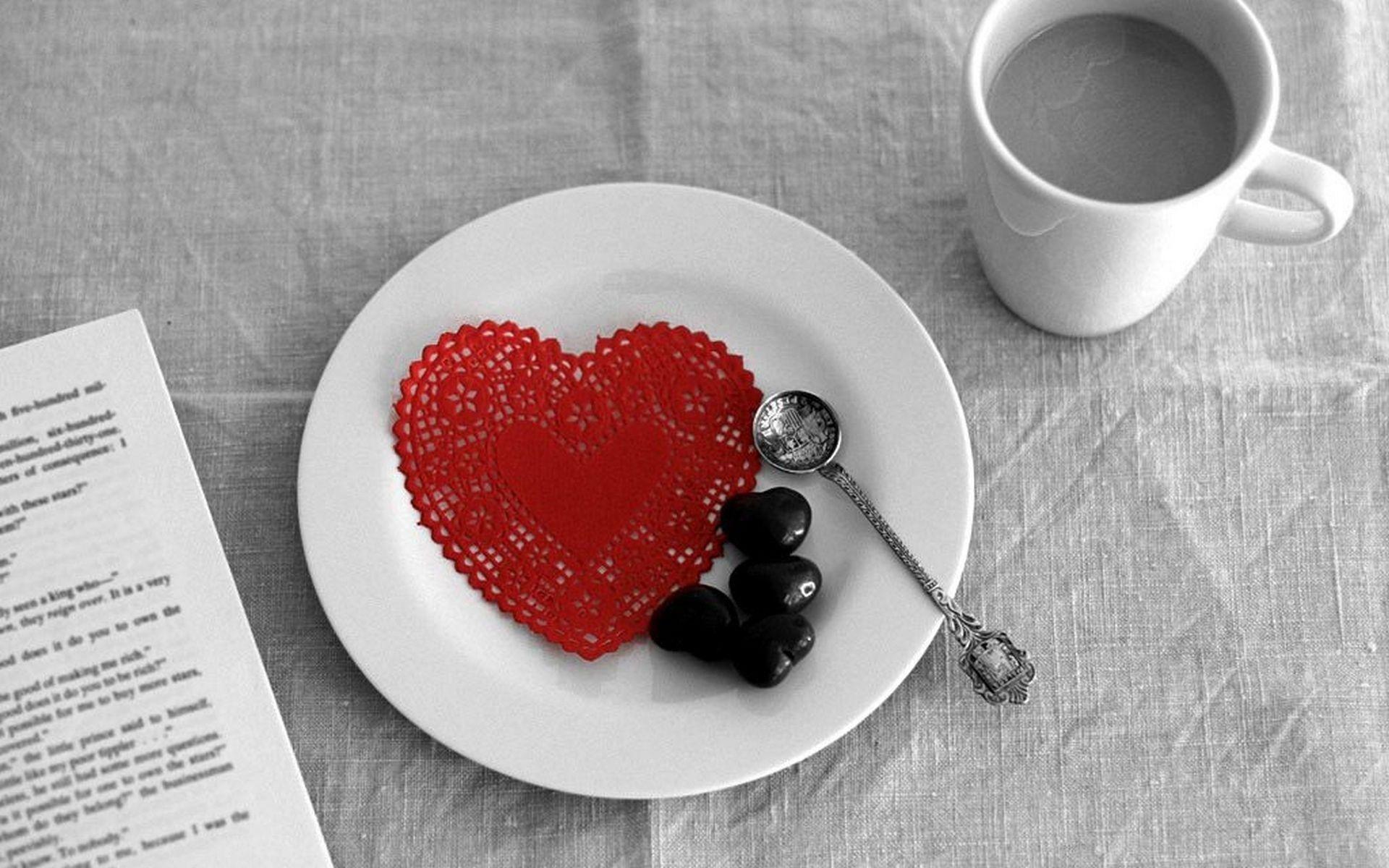 Black And White Heart Love - Photography Black And Red , HD Wallpaper & Backgrounds