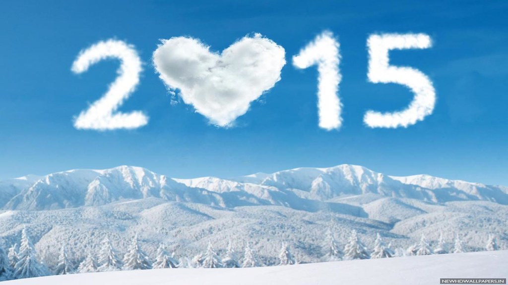 Happy New Year 2015 Winter Love Heart Hd Wallpaper - Happy New Year Quotes Telugu Love , HD Wallpaper & Backgrounds