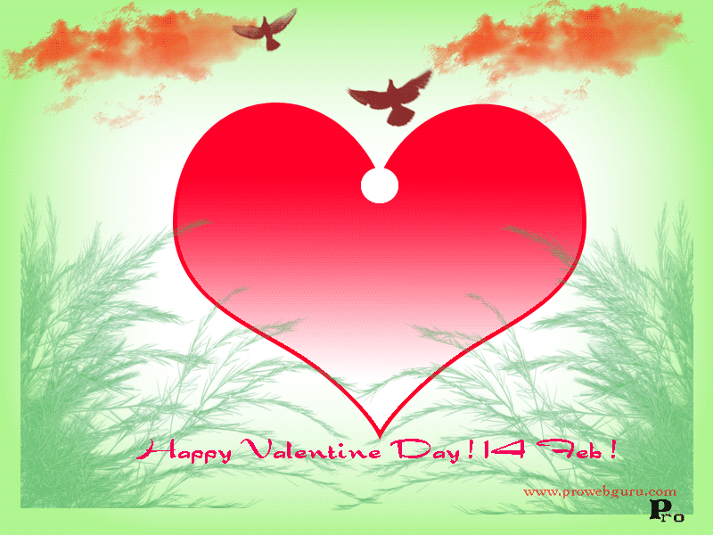 Valentine Day Red Heart & Butterfly Wallpaper Free - Free , HD Wallpaper & Backgrounds