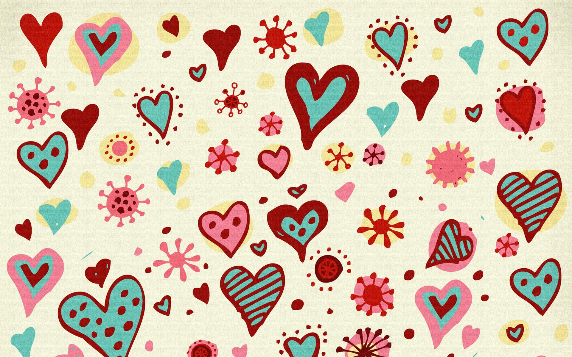 Small Hearts Wallpaper - Small Hearts Background Hd , HD Wallpaper & Backgrounds