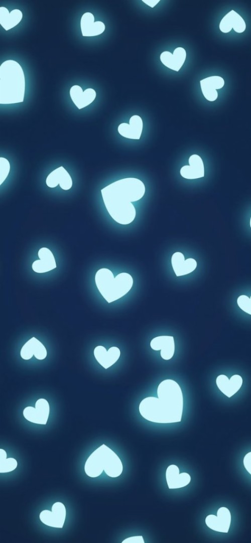 Hearts, Shapes, Glowing, Minimal, Pattern Wallpaper - Heart Wallpaper Hd , HD Wallpaper & Backgrounds