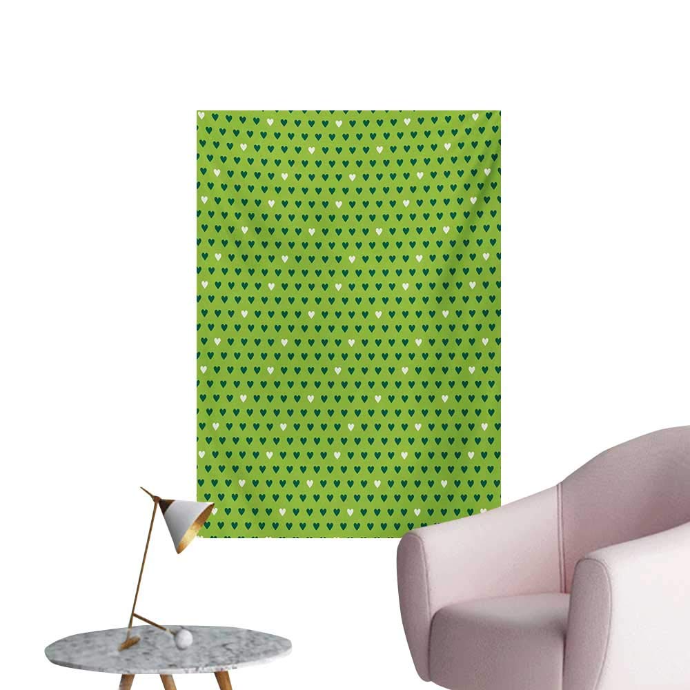 Anzhutwelve Green Wallpaper Cute Small Heart Shapes - Poster , HD Wallpaper & Backgrounds