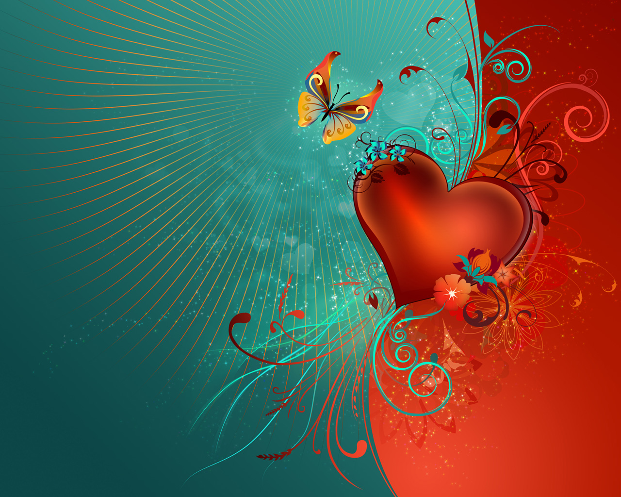 Heart Wallpaper - Creative Love , HD Wallpaper & Backgrounds