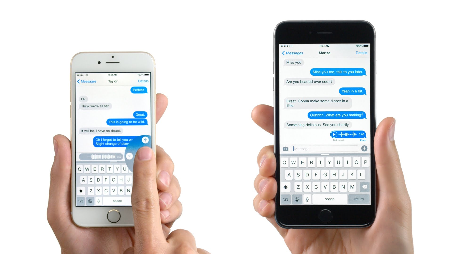 Iphone Message Wallpaper - Sending A Text Message , HD Wallpaper & Backgrounds