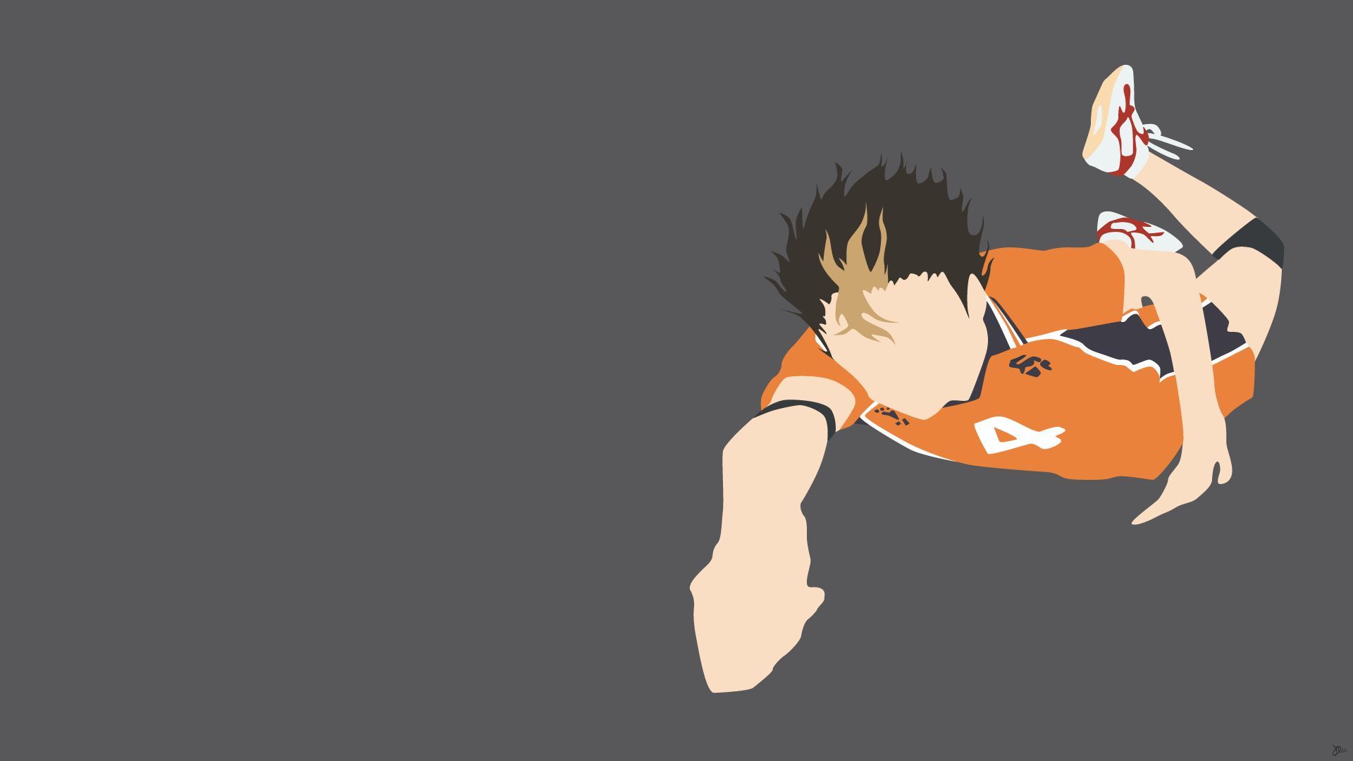 Haikyuu Wallpaper Nishinoya - Haikyuu Minimalist Wallpaper Hd , HD Wallpaper & Backgrounds