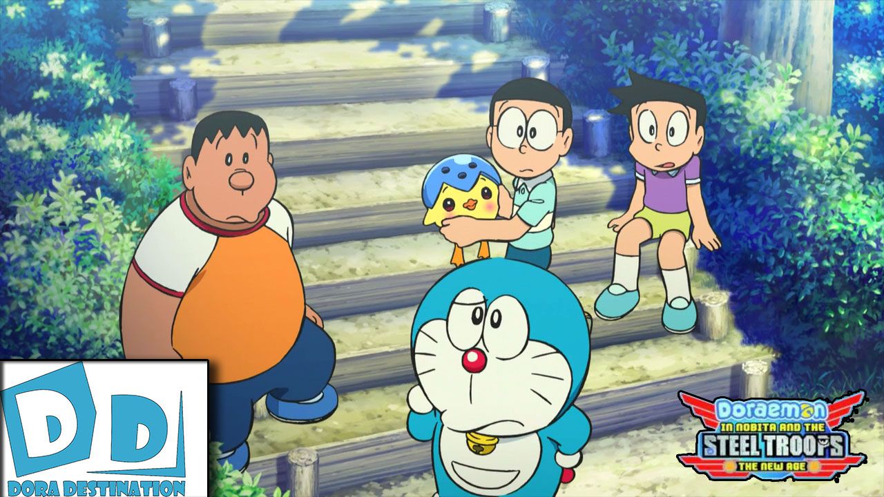 Doraemon In Nobita And The Steel Troops , HD Wallpaper & Backgrounds