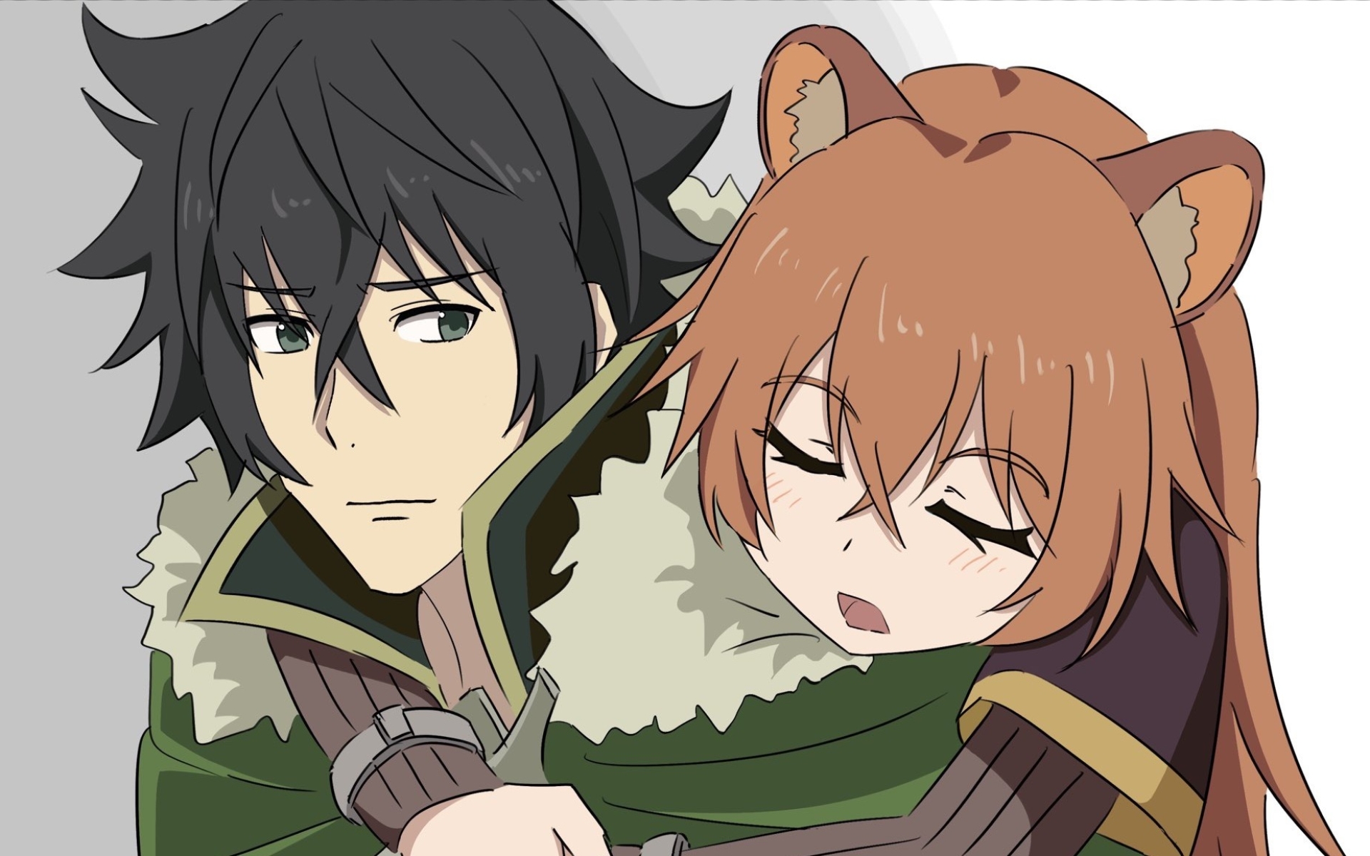 Wallpaper Of Anime, Sleep, Naofumi Iwatani, Raphtalia - Rising Of The Shield Hero Naofumi X Raphtalia , HD Wallpaper & Backgrounds