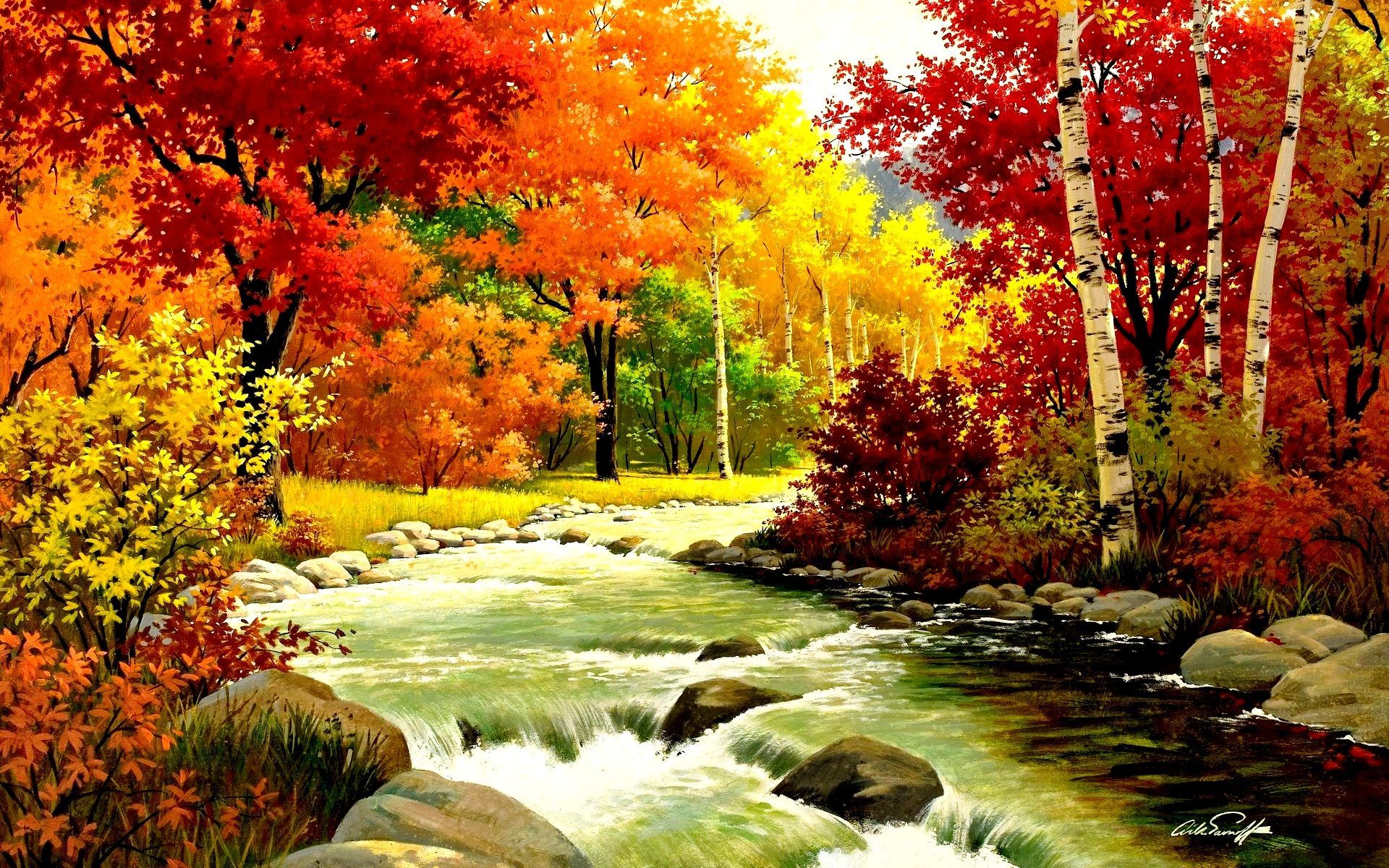 Autumn Landscape Wallpaper Hd New Beautiful Autumn - Autumn Landscape , HD Wallpaper & Backgrounds