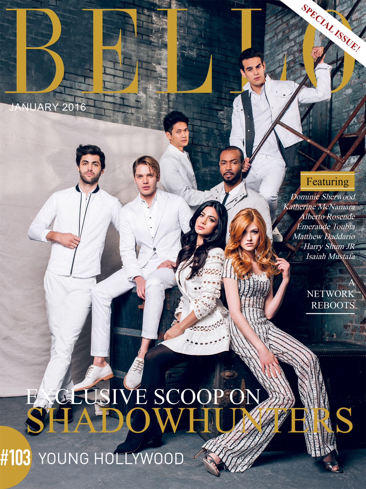 'shadowhunters' Cast In Bello Magazine - Shadowhunters Bello Mag , HD Wallpaper & Backgrounds