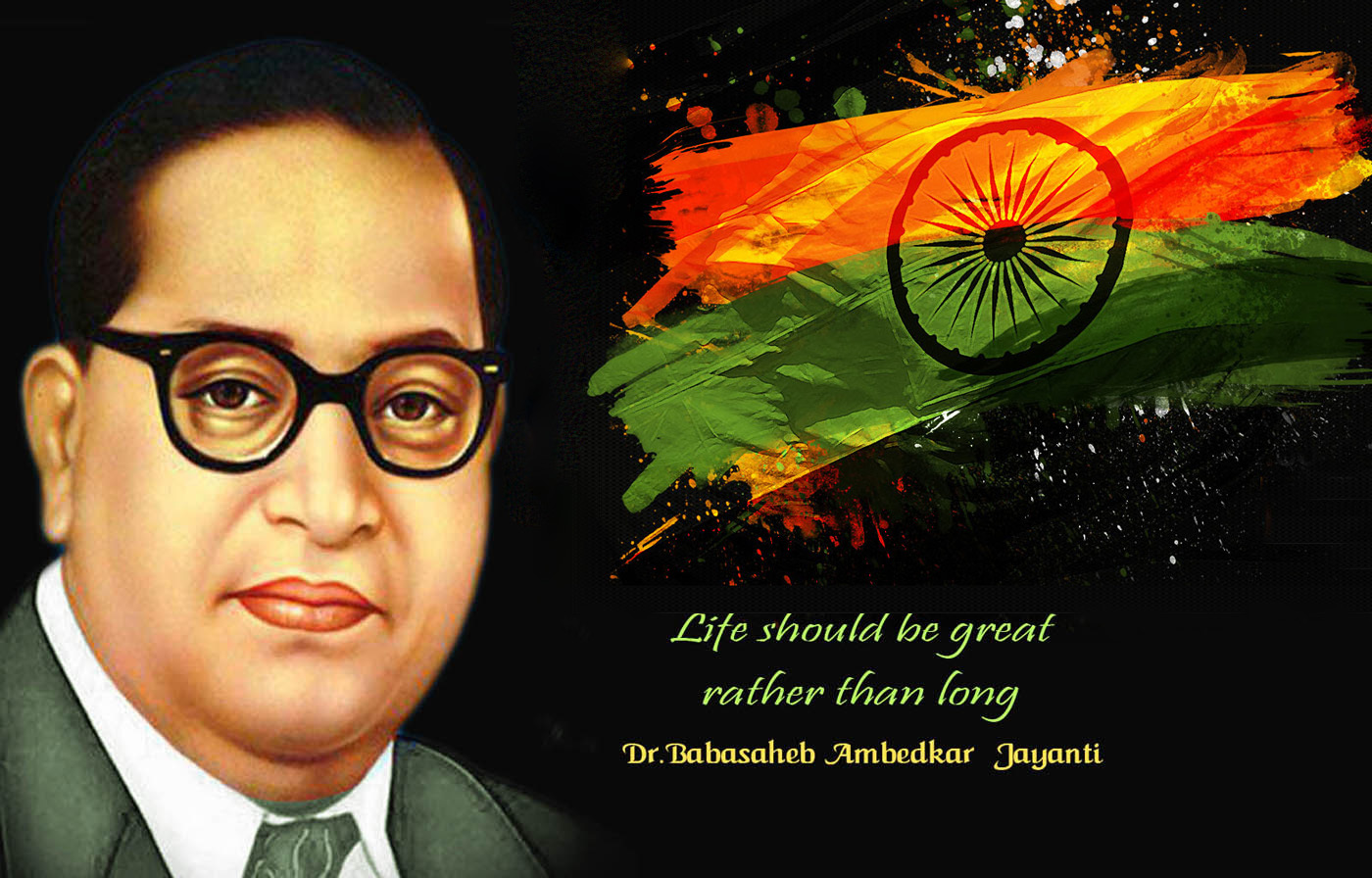 Ambedkar Jayanti Widescreen Wallpapers - Dr Babasaheb Ambedkar Jayanti 2019 , HD Wallpaper & Backgrounds