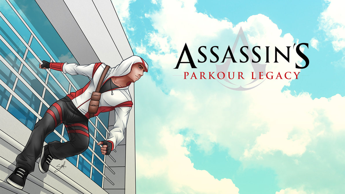 Assassin's Creed Drawings Parkour , HD Wallpaper & Backgrounds