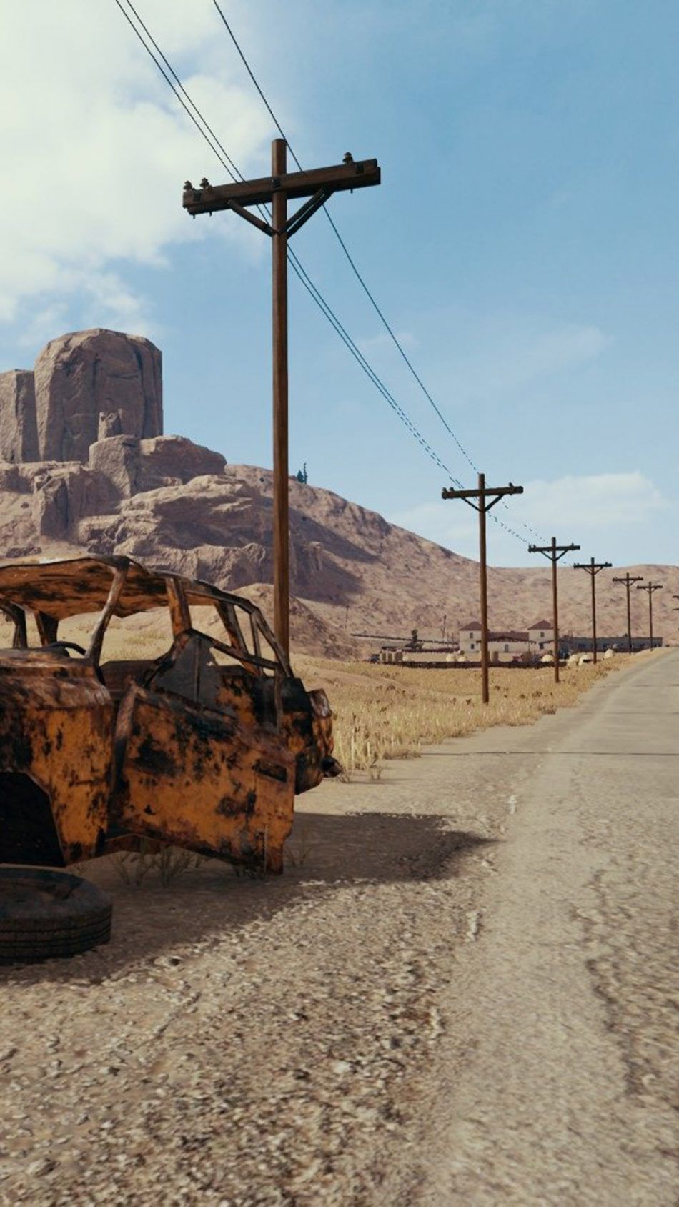 Road To Miramar Desert Playerunknown's Battlegrounds - Pubg Miramar Wallpaper Hd , HD Wallpaper & Backgrounds