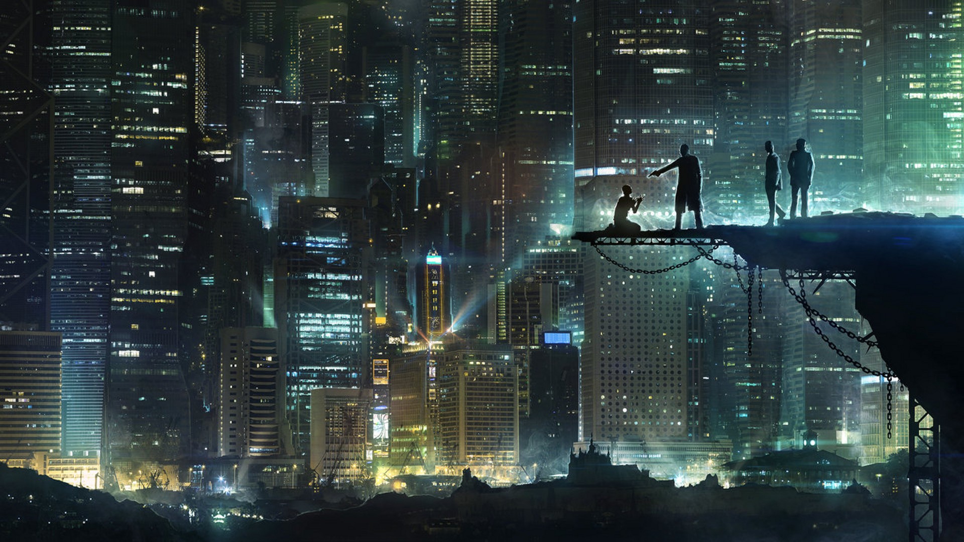 Science Fiction Wallpapers - Cyberpunk Post Apocalyptic City , HD Wallpaper & Backgrounds
