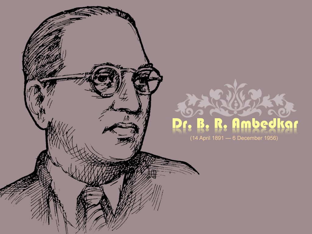 Dr Babasaheb Ambedkar Wallpaper Free Download - Dr Babasaheb Ambedkar Sketch , HD Wallpaper & Backgrounds
