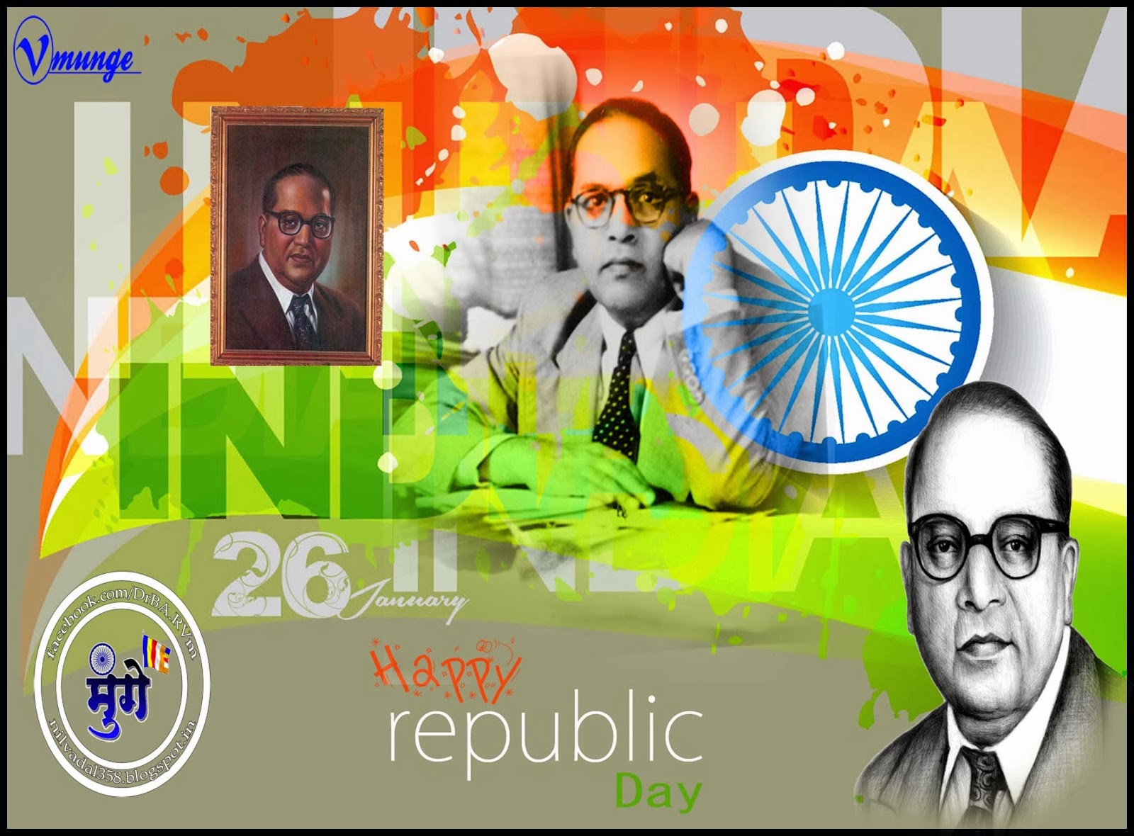 Republic Day Father Of Indian Constitution Dr , HD Wallpaper & Backgrounds