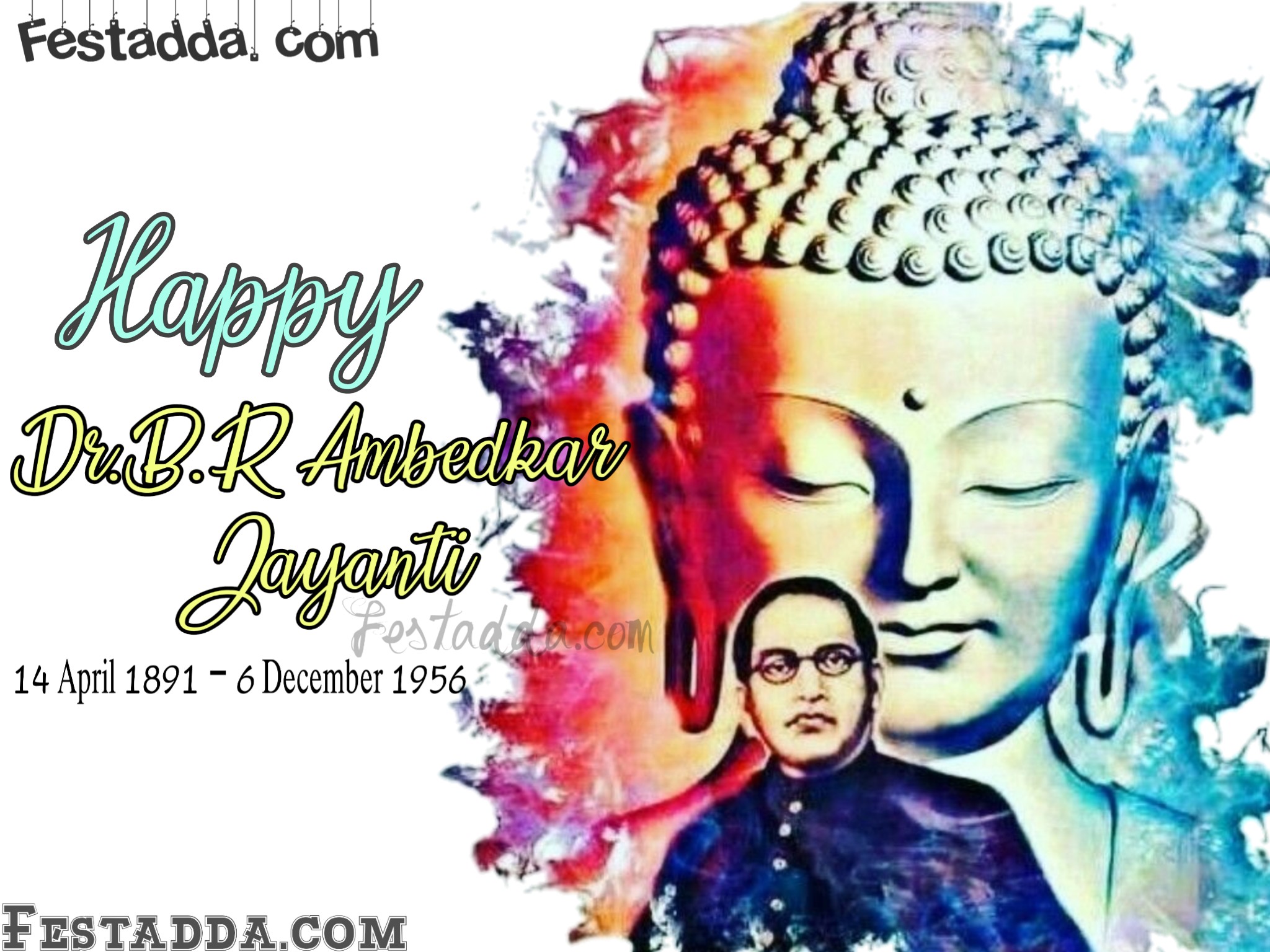 Dr Br Ambedkar Jayanti Messages Wishes Greetings - Buddhism , HD Wallpaper & Backgrounds