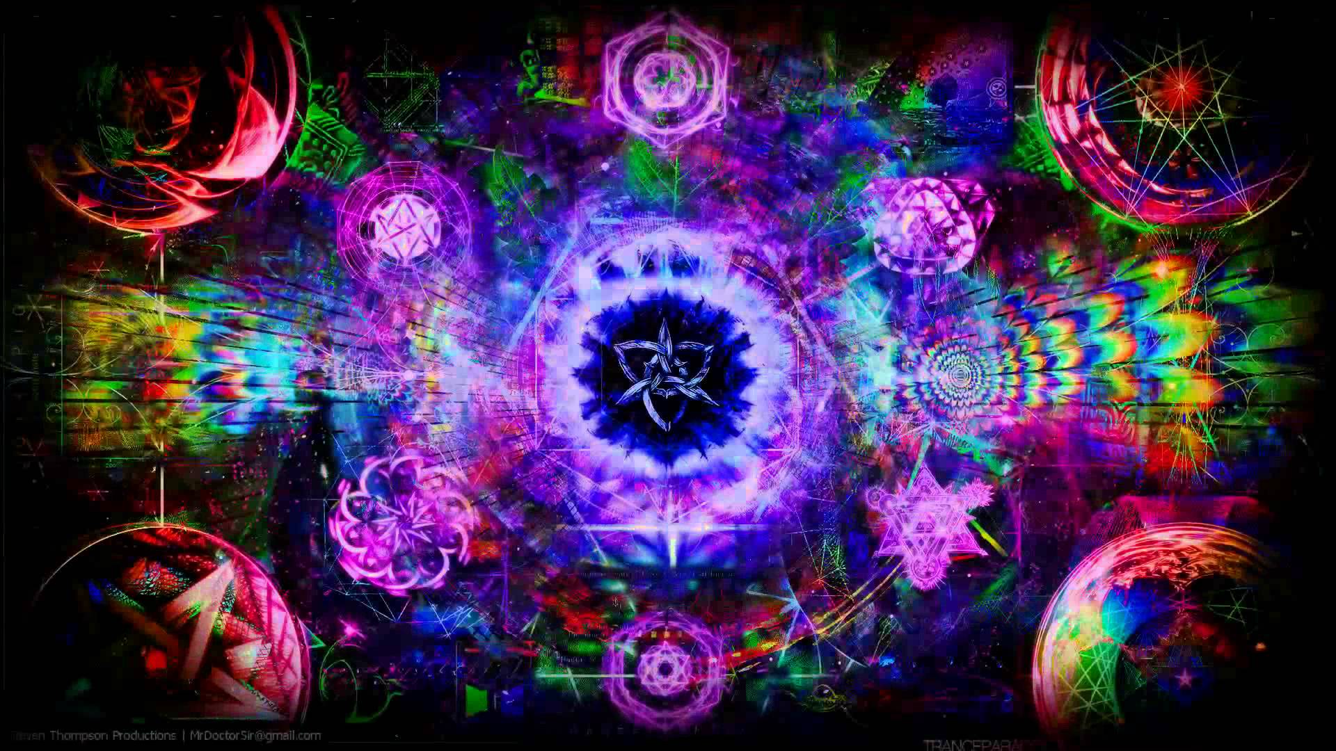 Psytrance Wallpapers Group - Happy New Year Trippy , HD Wallpaper & Backgrounds
