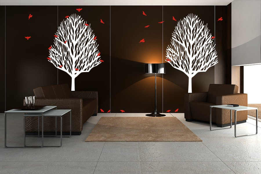 Interior Wall Sticker Designs , HD Wallpaper & Backgrounds