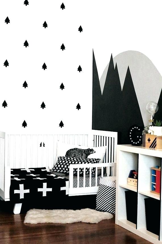 Rustic Wall Decals Modern Wall Accents Modern Kids - Little Tree Wall Stickers , HD Wallpaper & Backgrounds