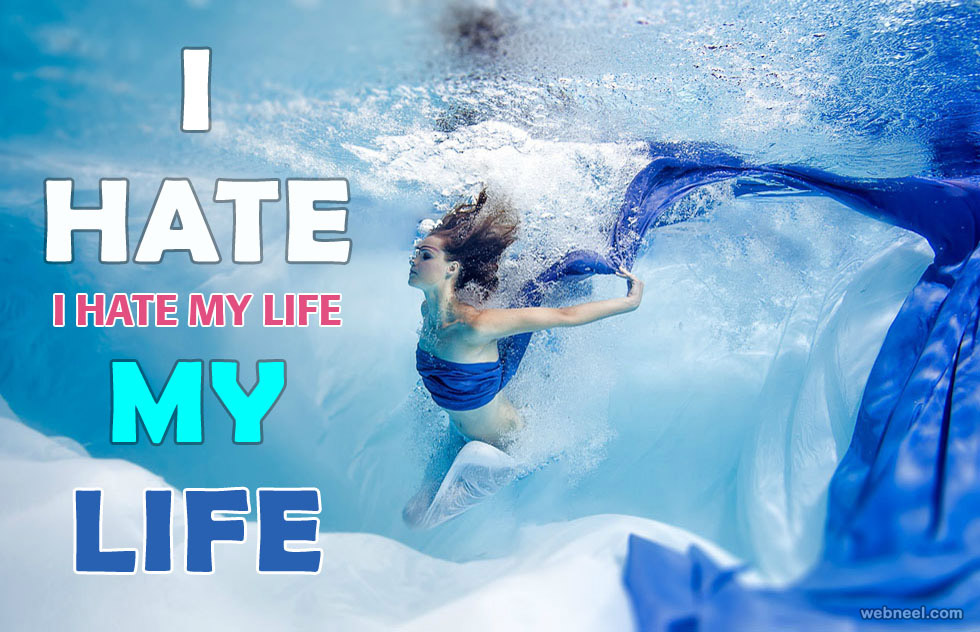 I Hate My Life Quotes - Hate My Life Girl , HD Wallpaper & Backgrounds